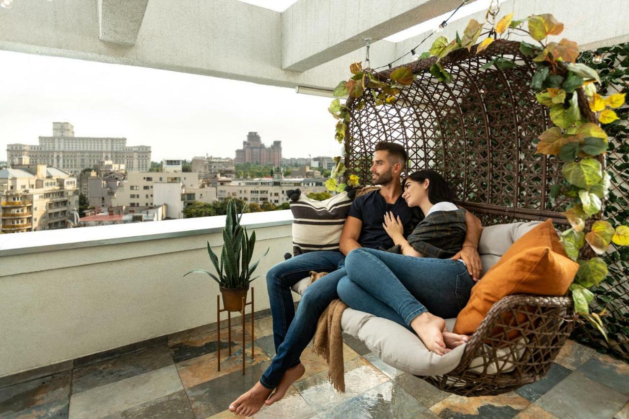 Qult - Up In The Sky Apartment บูคาเรสต์ ภายนอก รูปภาพ